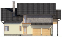 Projekt domu Cereda DM-6465 - elewacja frontowa