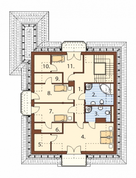 Rzut piętra / antresoli