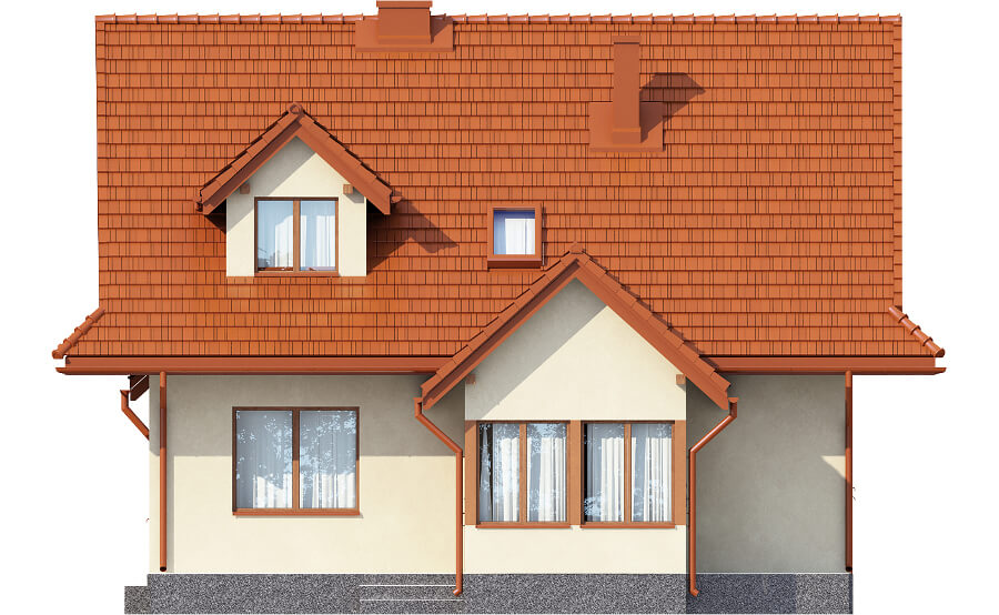 Projekt domu Storczynek DM-6533 - elewacja frontowa