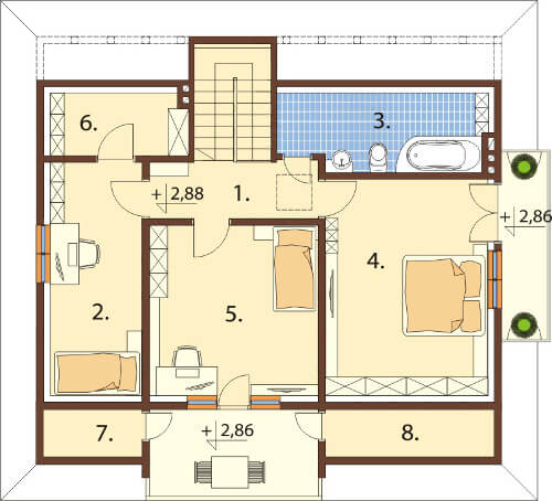 Rzut piętra / antresoli