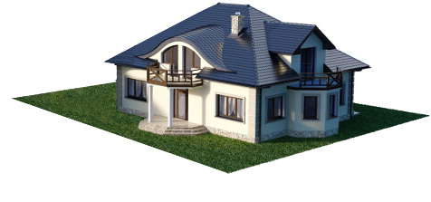 Projekt domu Kosacice DM-6587 - model