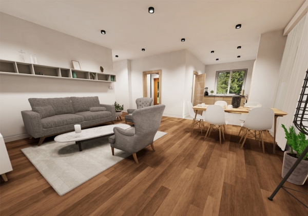 salon z jadalnią