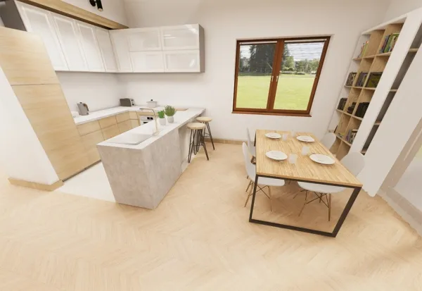 salon z jadalnią