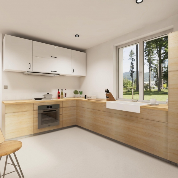 Przykładowa aranżacja wnętrz projektu DM-6653 WERBENIK