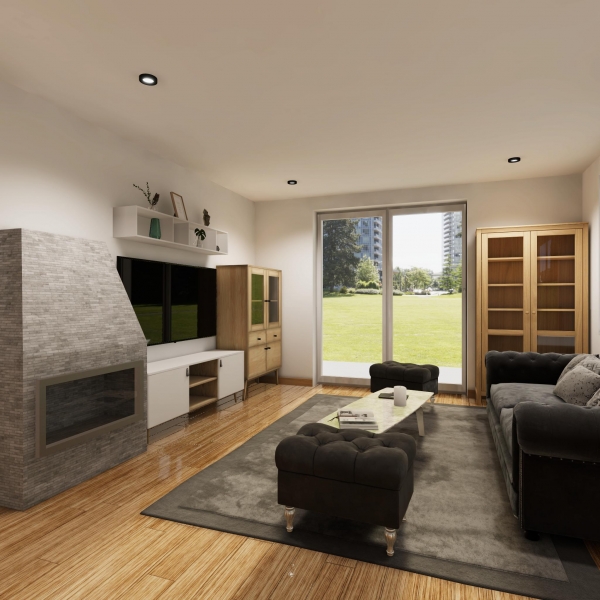 Przykładowa aranżacja wnętrz projektu DM-6653 WERBENIK