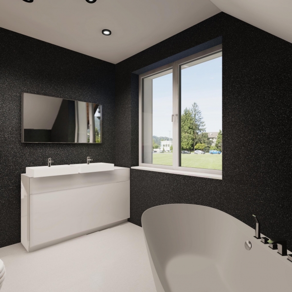 Przykładowa aranżacja wnętrz projektu DM-6653 WERBENIK