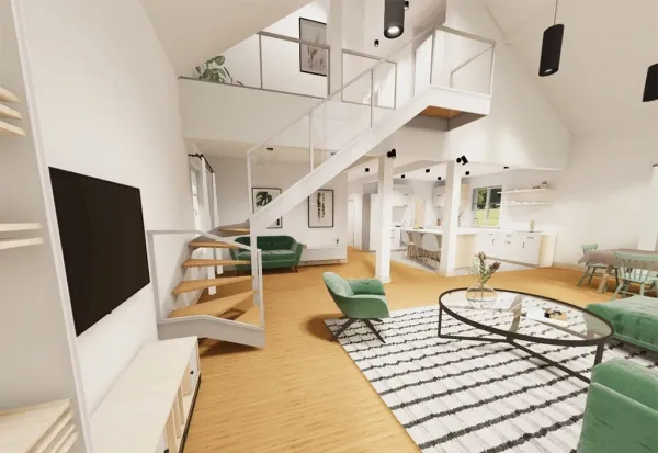 salon z jadalnią