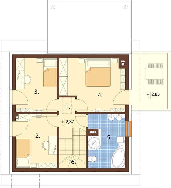 Rzut piętra / antresoli