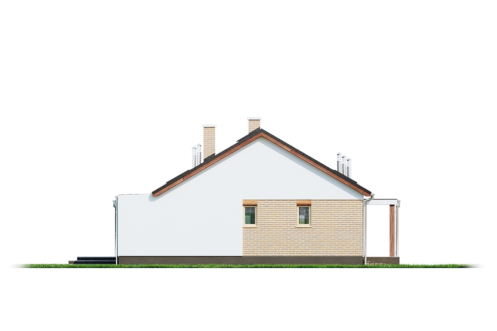 Projekt domu Martis DM-6703 - elewacja lewa