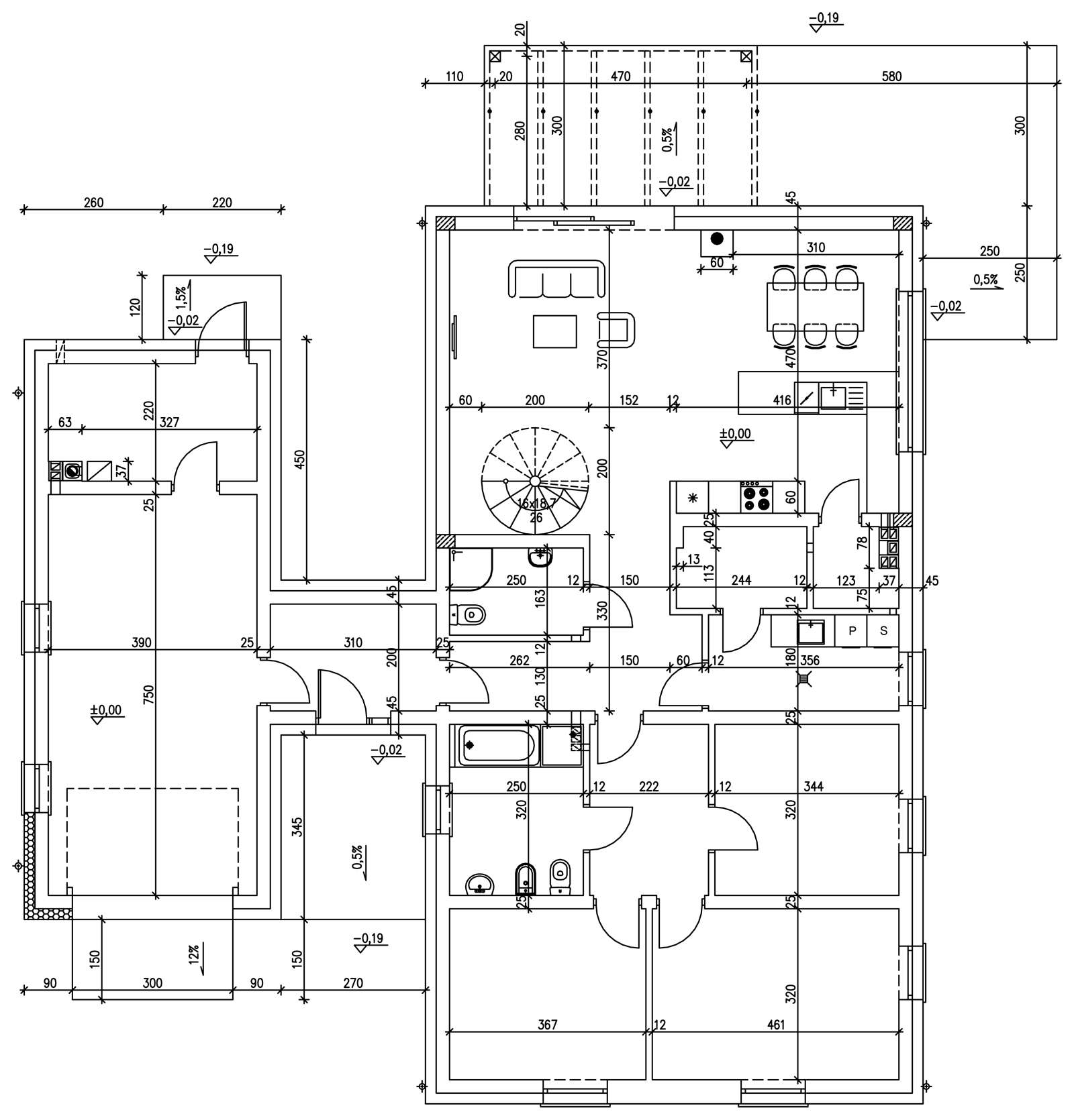 Rzut DM-6709 parteru