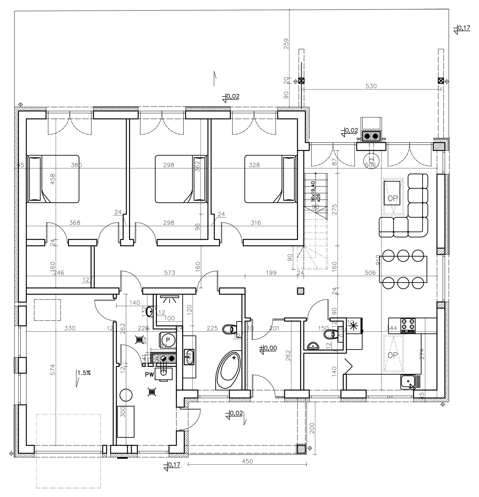 Rzut DM-6712 parteru