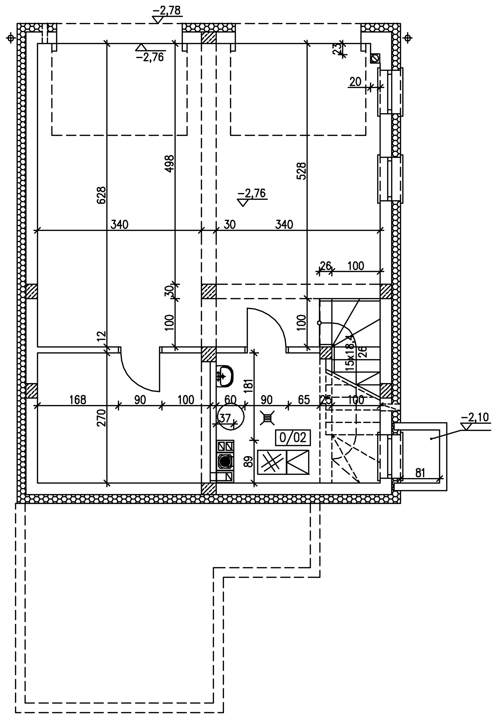 Rzut DM-6767 piwnicy