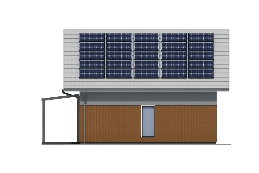Projekt domu Venta DM-6809 - elewacja lewa