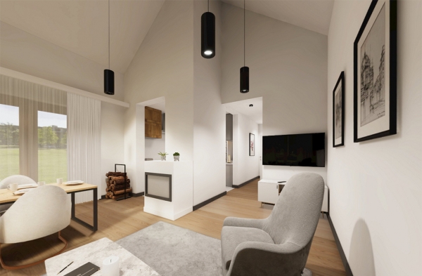 lokal 1 - salon z jadalnią