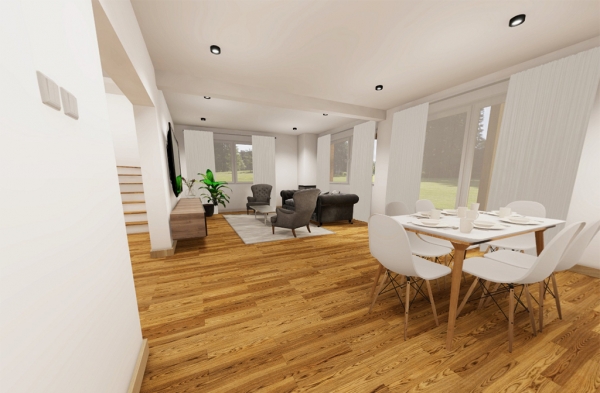 salon z jadalnią