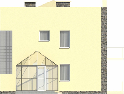 Projekt domu Gogolin L-5591 - elewacja frontowa