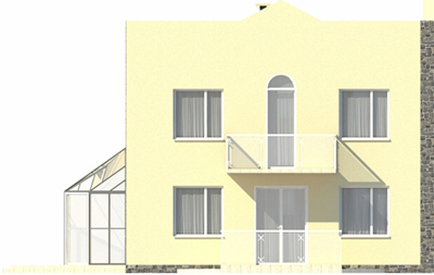 Projekt domu Gogolin L-5591 - elewacja prawa