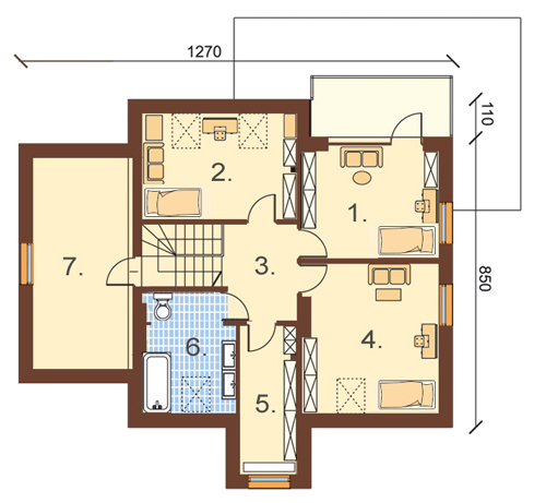 Rzut piętra / antresoli