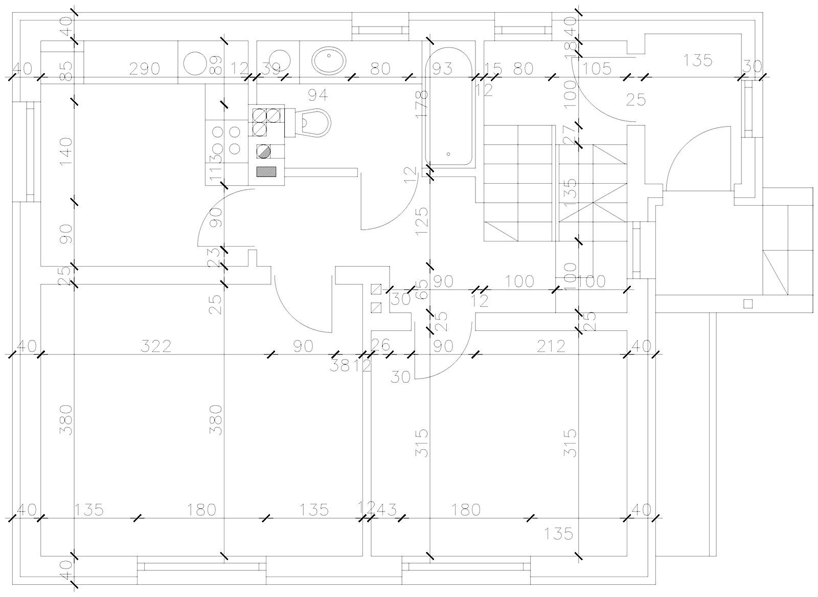Rzut L-6088 parteru