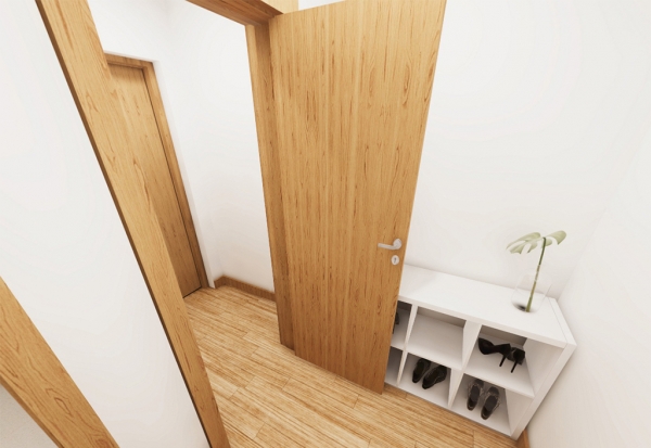 Przykładowa aranżacja wnętrz projektu L-6152 SZCZAWNICA