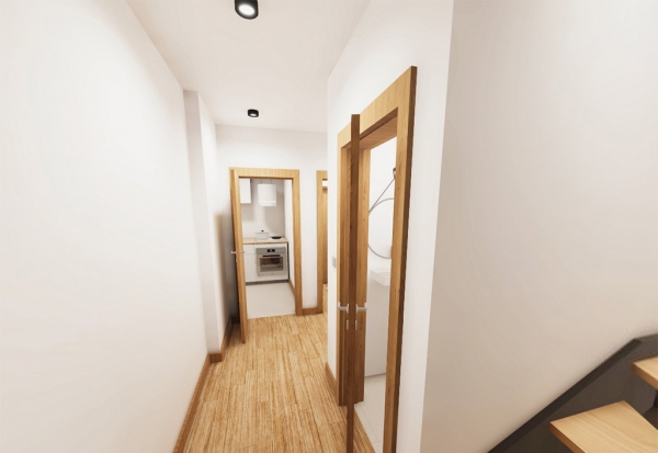 Przykładowa aranżacja wnętrz projektu L-6152 SZCZAWNICA