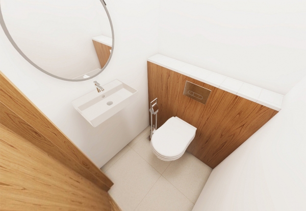 Przykładowa aranżacja wnętrz projektu L-6152 SZCZAWNICA