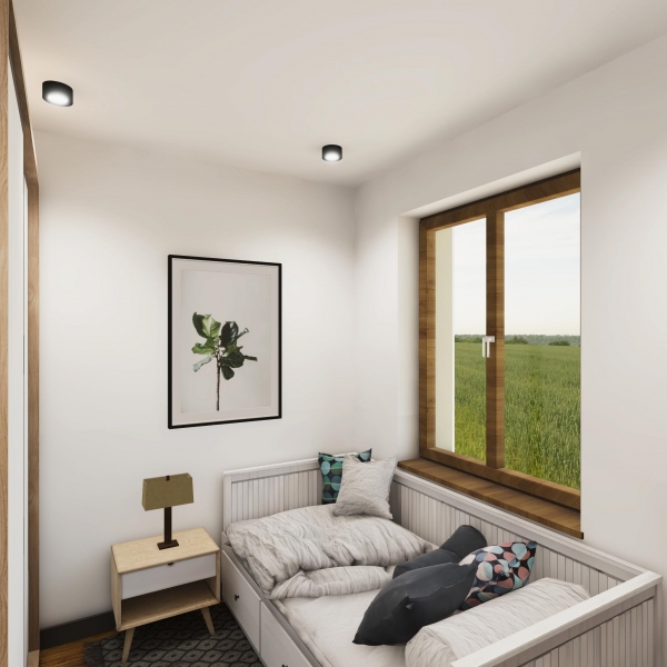 Przykładowa aranżacja wnętrz projektu L-6190 D TUROWICE D 2