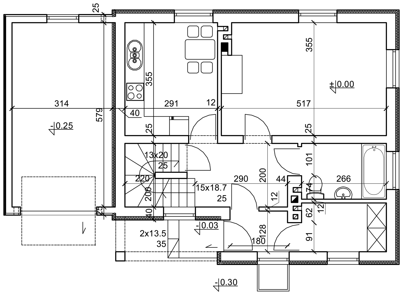 Rzut L-6277 parteru