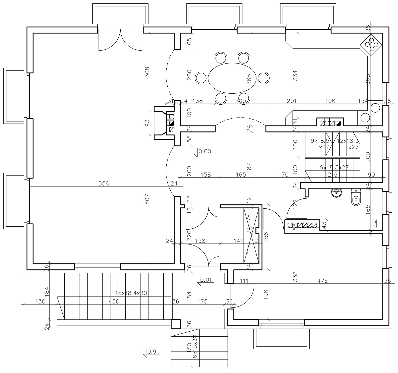 Rzut L-6327 parteru