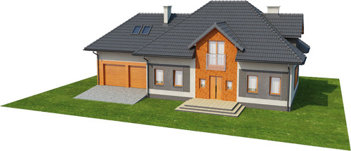 Projekt domu Bielany 2 L-6364 - model