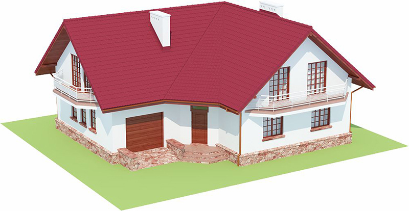 Projekt domu Kasztelany 2 L-6433 - model