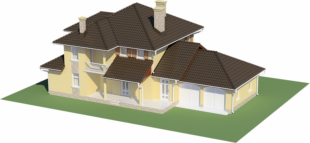 Projekt domu Pordoi Due L-6456 - model