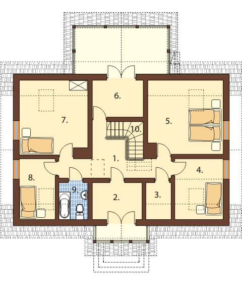 Rzut piętra / antresoli