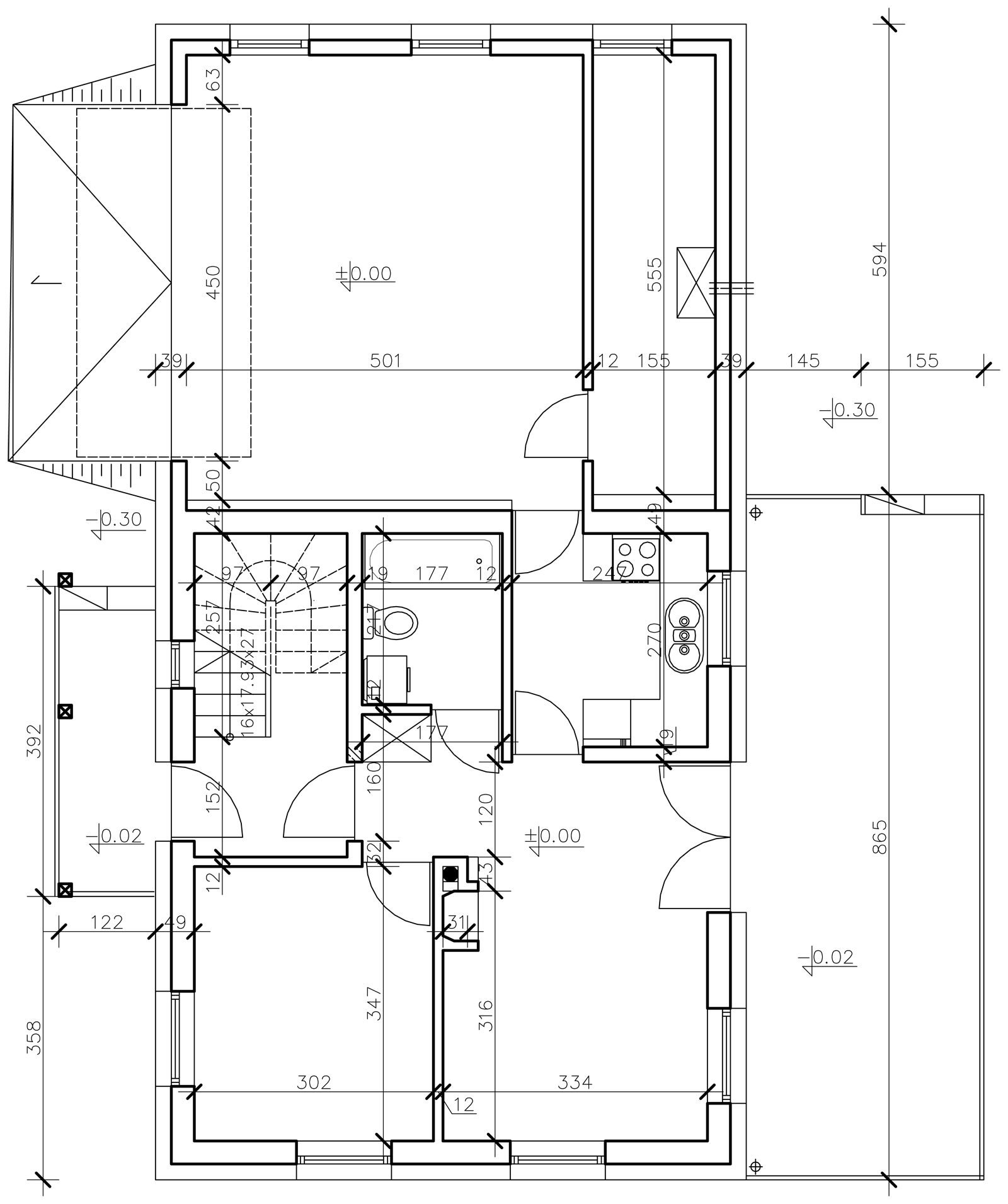 Rzut L-6525 parteru