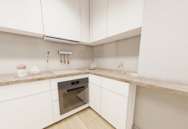 Przykładowa aranżacja wnętrz projektu L-6529 FORTEGILLA 2