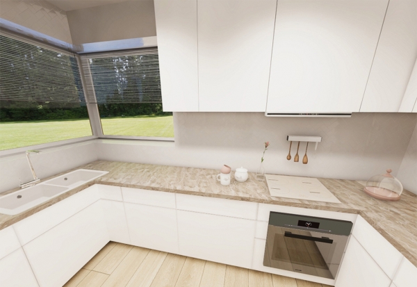 Przykładowa aranżacja wnętrz projektu L-6529 FORTEGILLA 2