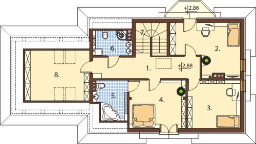 Rzut piętra / antresoli