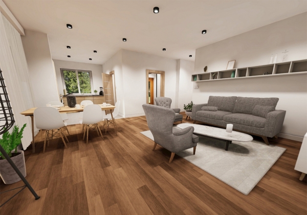 salon z jadalnią