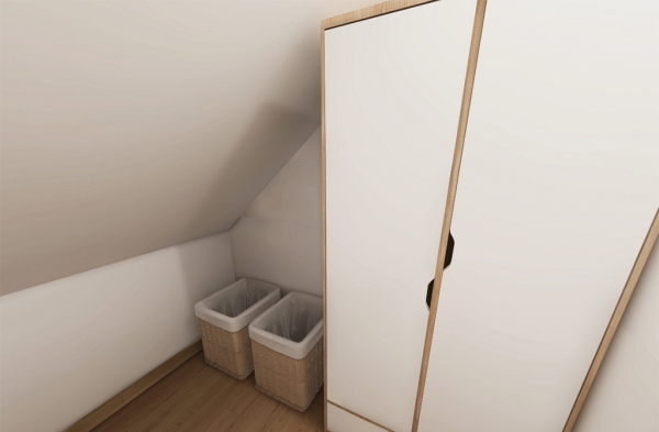 poddasze - garderoba