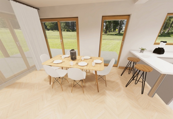 salon z jadalnią