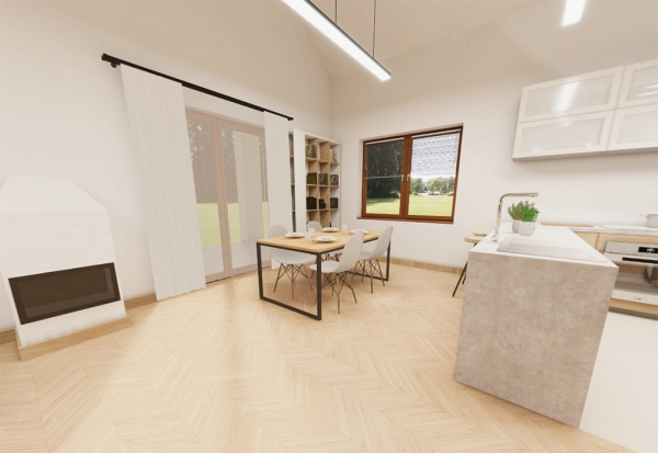 salon z jadalnią