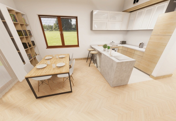salon z jadalnią