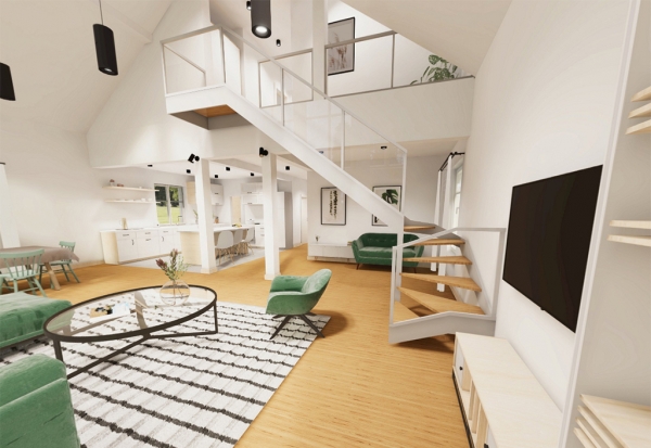 salon z jadalnią