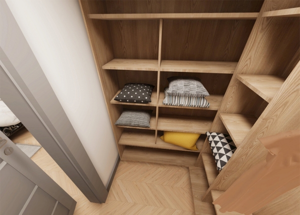 poddasze - garderoba