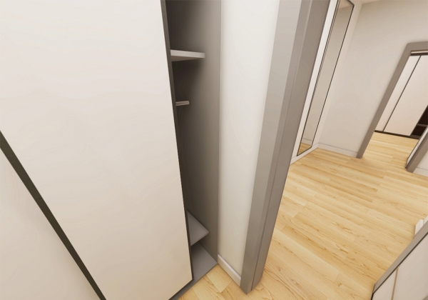 Przykładowa aranżacja wnętrz projektu L-6691 GRUSZYCZKA 2