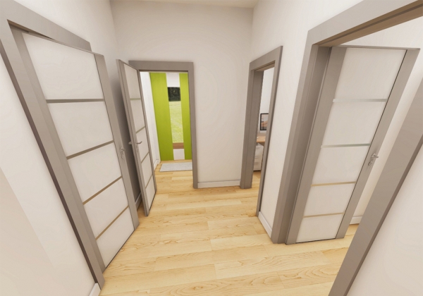 Przykładowa aranżacja wnętrz projektu L-6691 GRUSZYCZKA 2