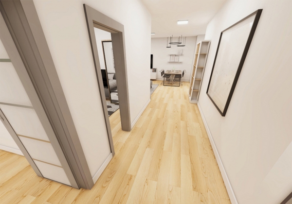 Przykładowa aranżacja wnętrz projektu L-6691 GRUSZYCZKA 2