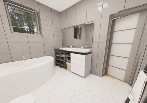 Przykładowa aranżacja wnętrz projektu L-6691 GRUSZYCZKA 2