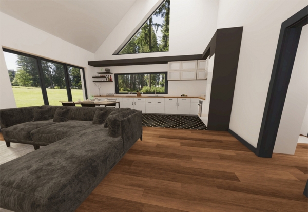 salon z aneksem kuchennym