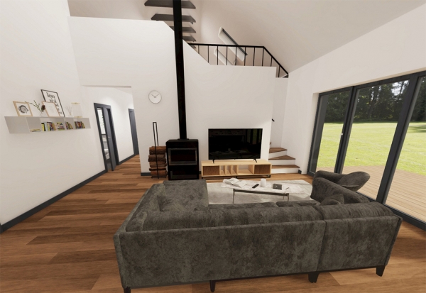 salon z aneksem kuchennym